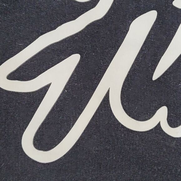 FUBU Colorblock Hoodie Small 20x24 Black Cream - Picture 12 of 13